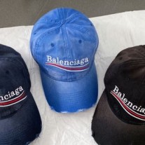 Balenciaga Political Campaign Destroyed Cap In Blue