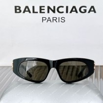 Balenciaga BB0095 Dynasty D-Frame Sunglasses In Black