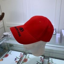 Balenciaga BB Visor Cap In Red