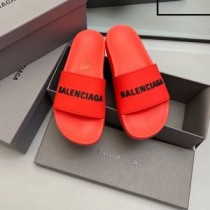 Balenciaga Pool Slides UniseX In Red