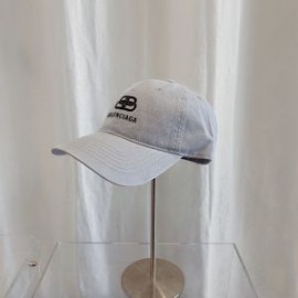 Balenciaga BB Visor Cap Cotton In Gray