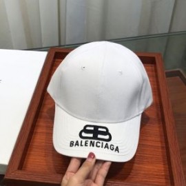 Balenciaga BB Visor Cap In White