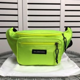 Balenciaga EXplorer Beltpack Patched Nylon In Lemon