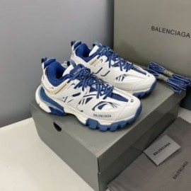 Balenciaga Glow In The Dark Track Sneakers UniseX In Blue