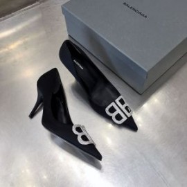 Balenciaga Knife BB 80MM Pumps Calfskin Women In Black