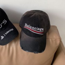 Balenciaga Political Campaign Destroyed Cap In Black