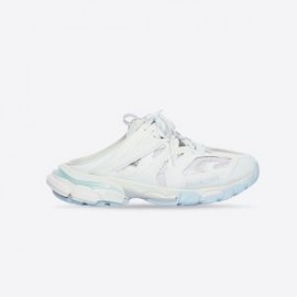 Balenciaga Track Mules Mesh And Nylon Women In White