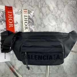 Balenciaga Wheel Beltpack Canvas In Black