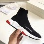 Balenciaga Speed Sneakers Knit UniseX In BlackRed