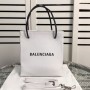 Balenciaga XXS Shopping North South Tote Bag Calfskin In White